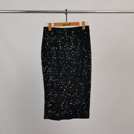 Jupe mi-longue en sequins scintillants – TDM69523