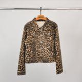 Veste courte imprimé léopard SD8065