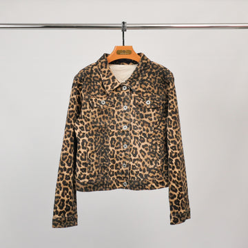 Veste courte imprimé léopard SD8065