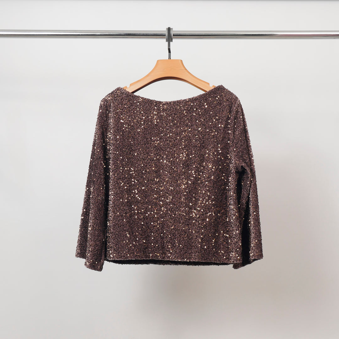 Haut à sequins manches longues – TDMJ1780-2