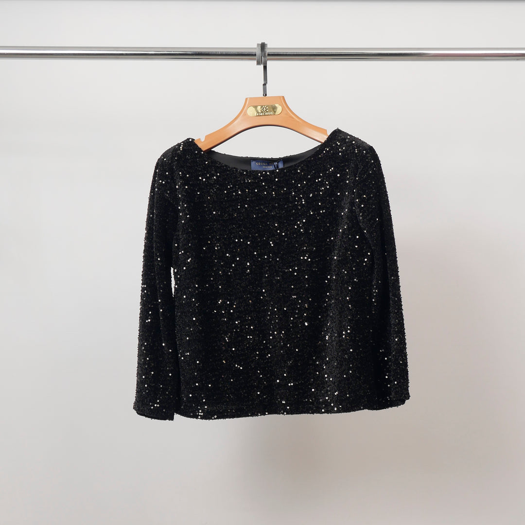 Haut à sequins manches longues – TDMJ1780-2
