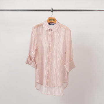 Chemise à carreaux coupe fluide en Tencel - TDM50320-58