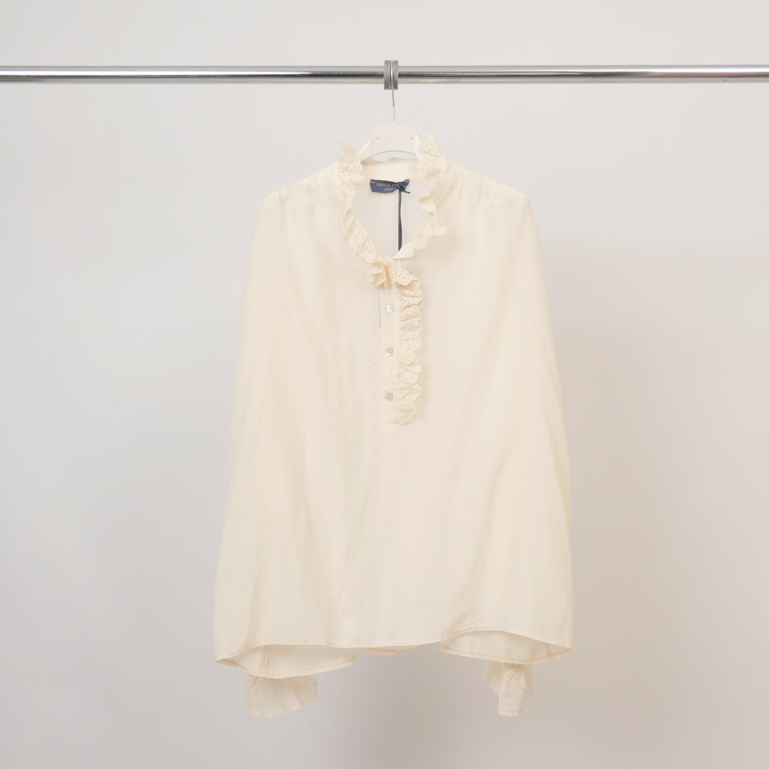 High-neck lace shirt – DB3583 