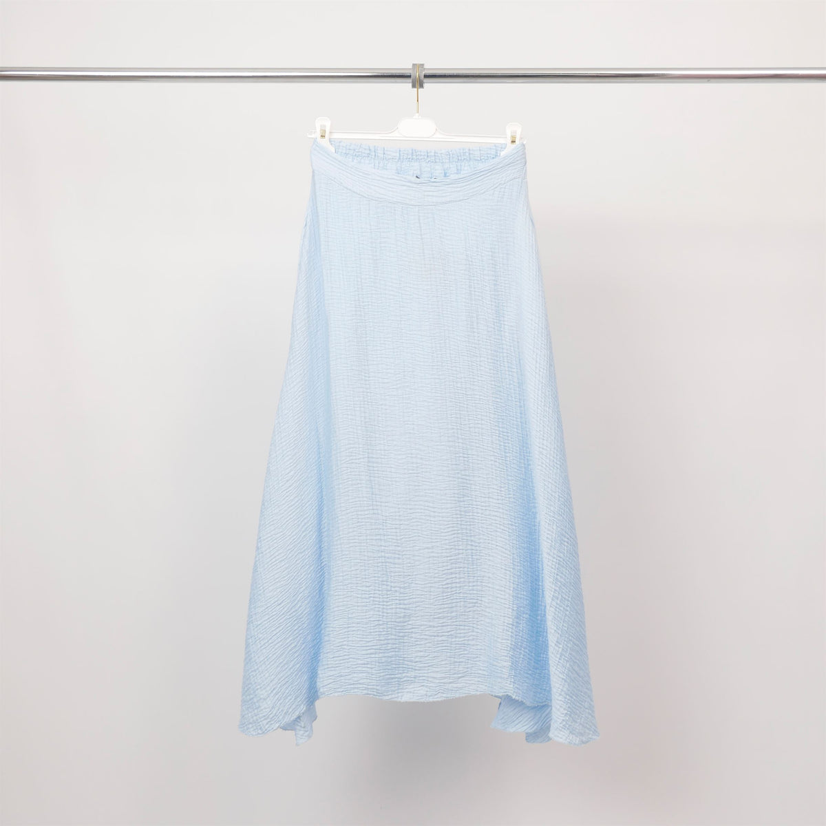 Textured skirt with elasticated waist – db14642