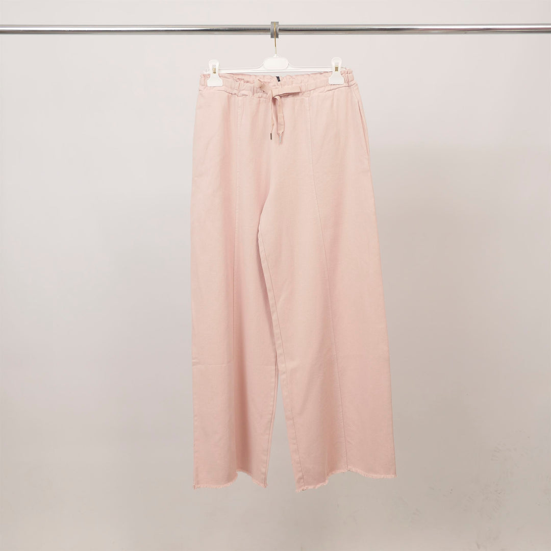 Pantalon large taille élastiquée en coton – MF56008