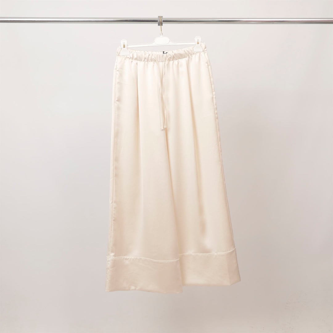 Satin trousers with elasticated waist – BCG0397-2 
