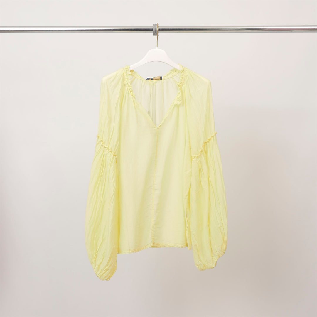 Lightweight, flowing blouse in cotton and silk – KD9229TC
