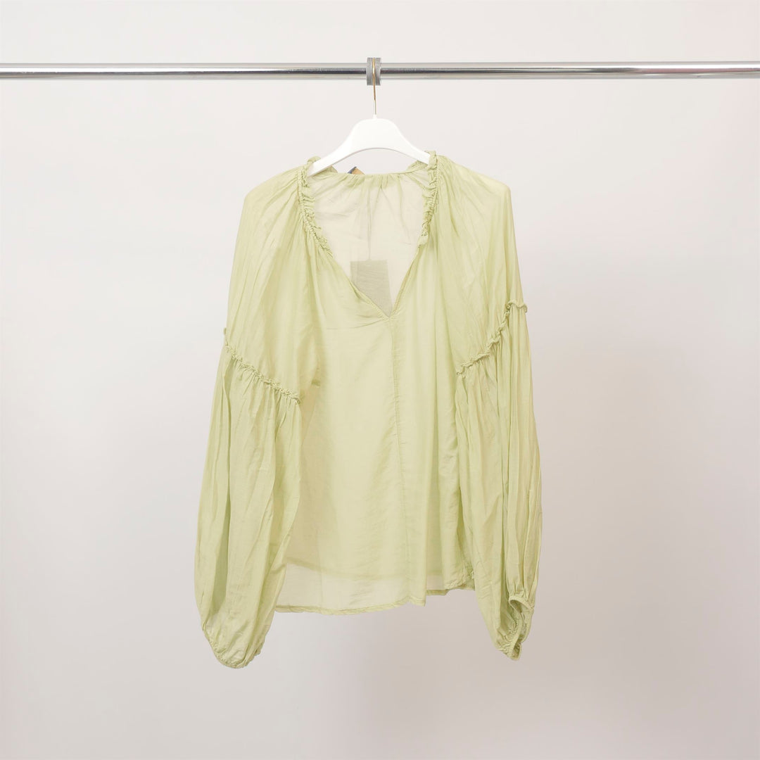 Lightweight, flowing blouse in cotton and silk – KD9229TC