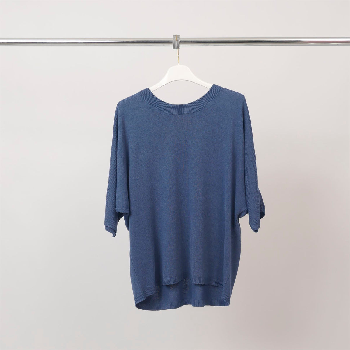 Pull manches courtes col rond pastel ca10879