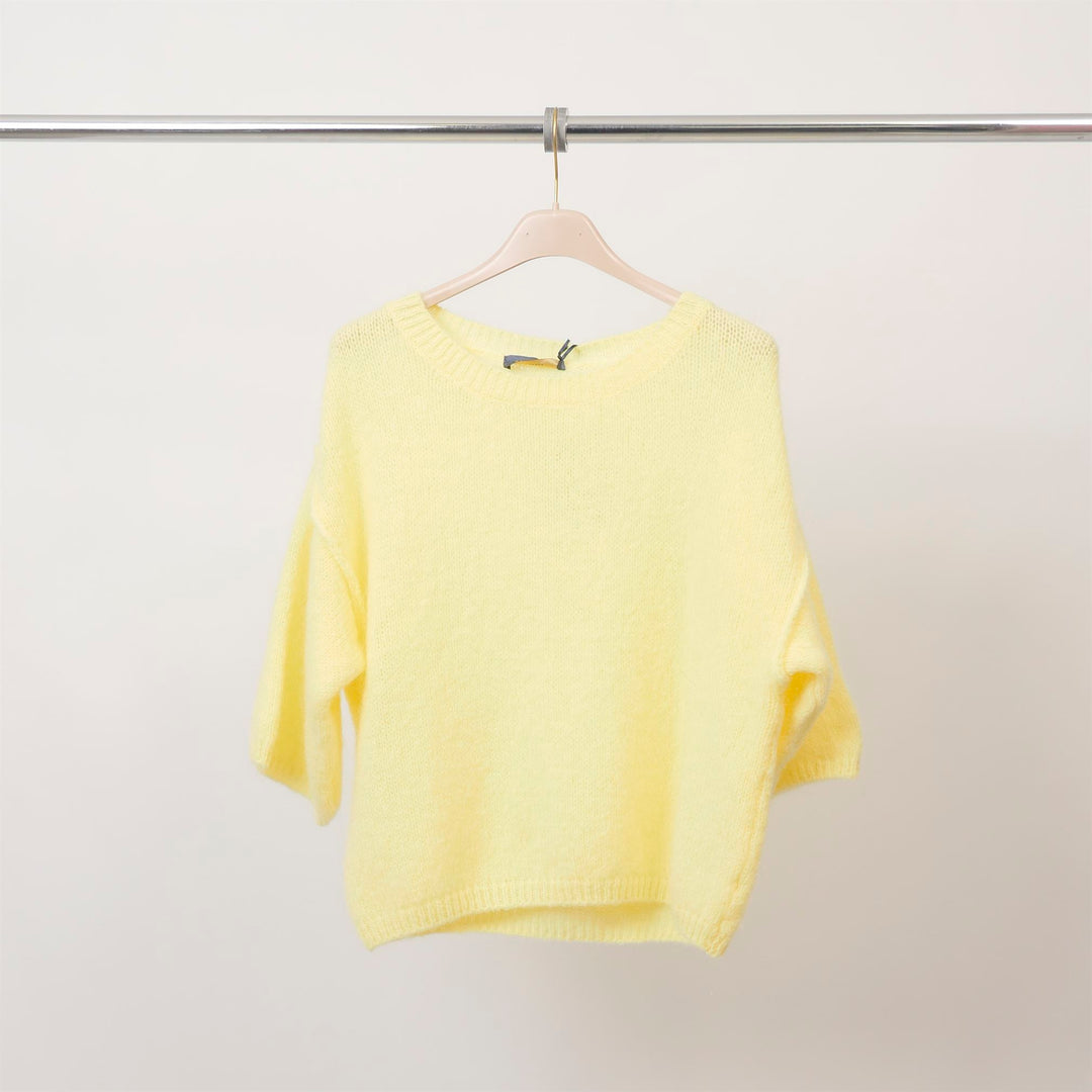 Soft knit boat neck sweater – PJ25070 