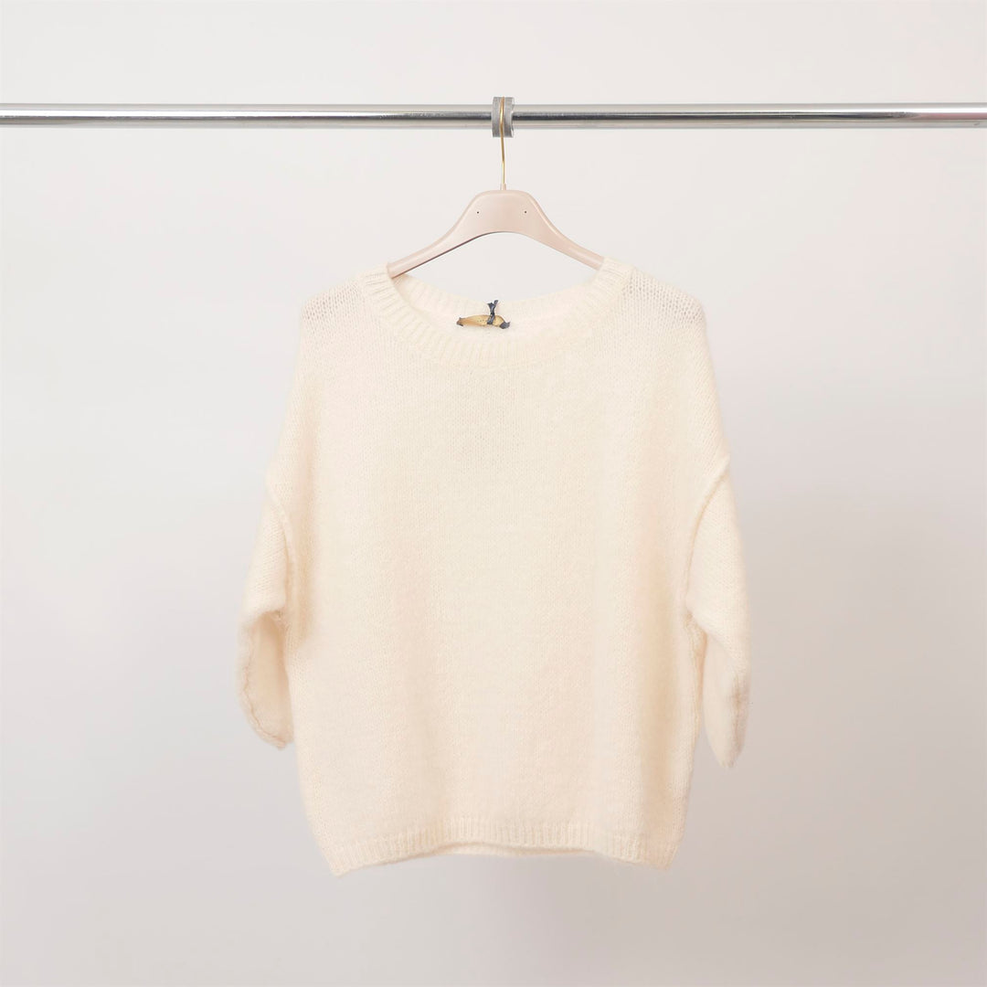 Soft knit boat neck sweater – PJ25070 