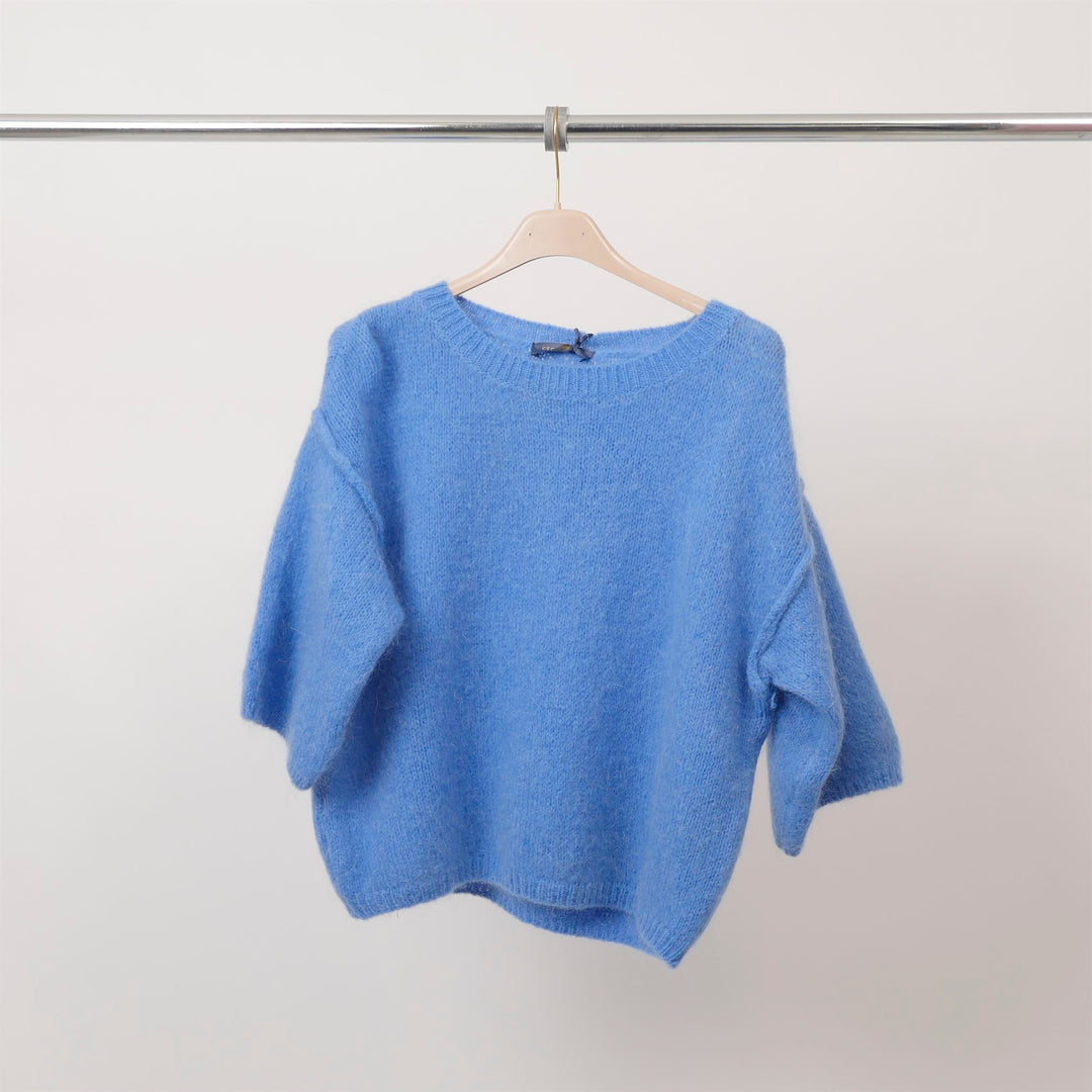 Soft knit boat neck sweater – PJ25070 