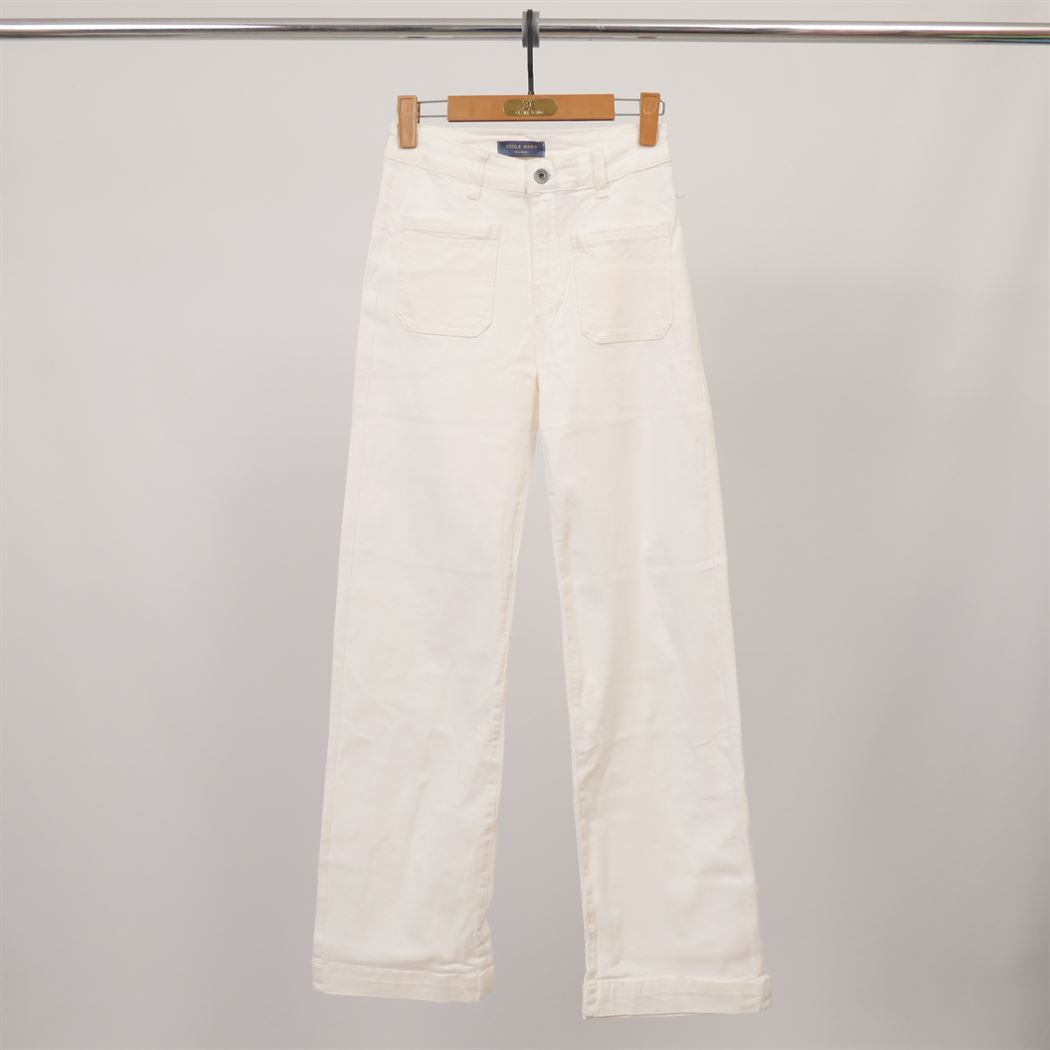 Jean droit blanc – SD8047