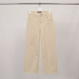 Pantalon blanc taille haute coupe droite – SD6941