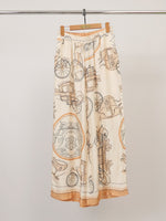 Load image into Gallery viewer, Satin printed wide-leg trousers KD6637VS-35
