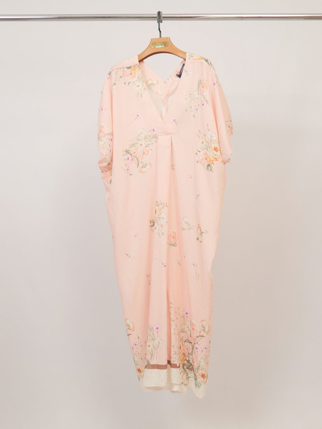 Robe manches courtes Col V Texturée KD5083TC-22