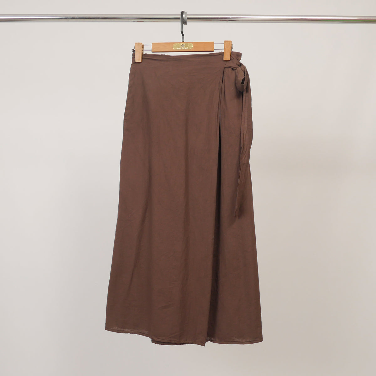 Jupe portefeuille en coton à nouer mf56212