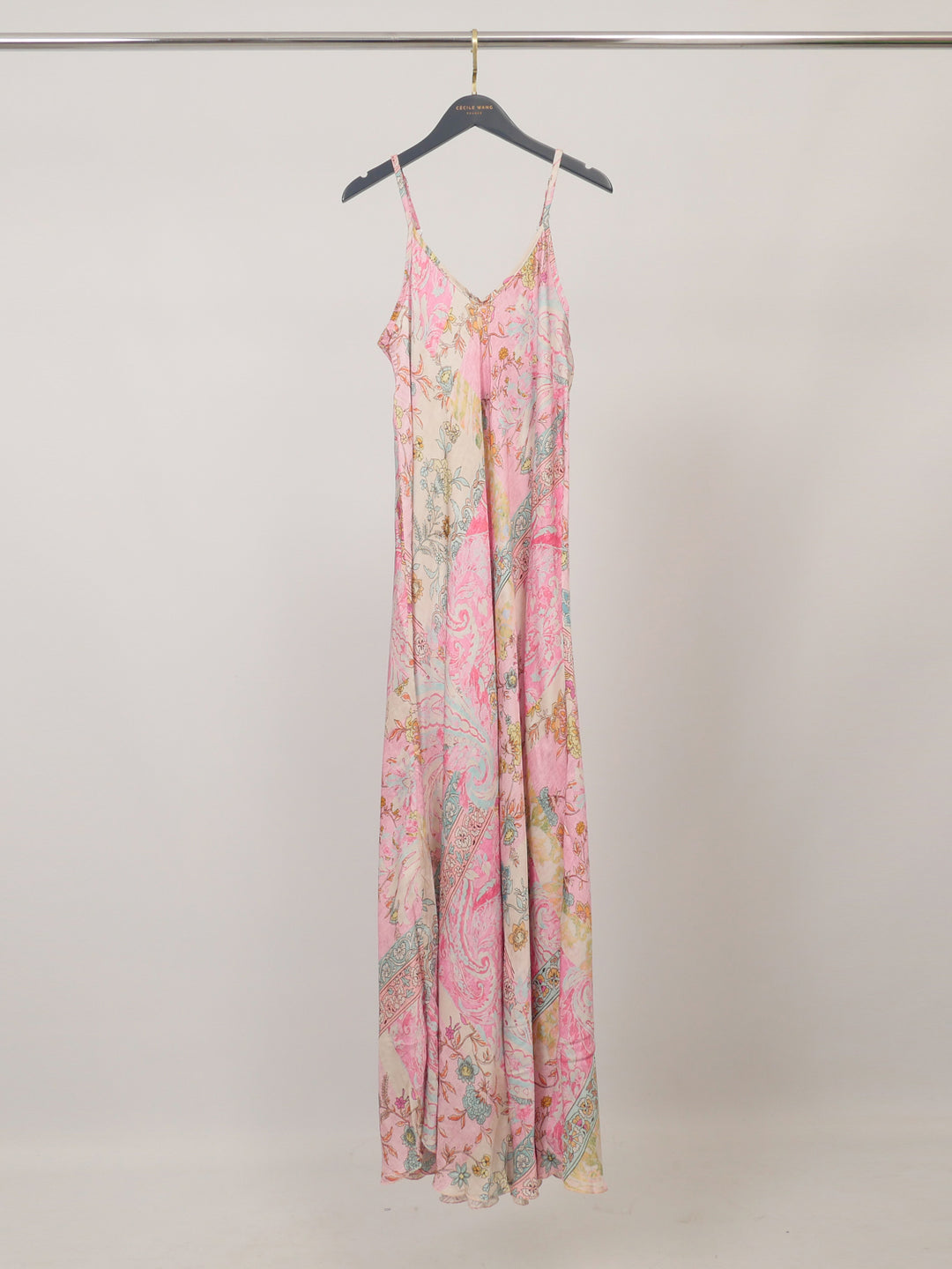 Robe satinée imprimé bohème KD7505VS-10