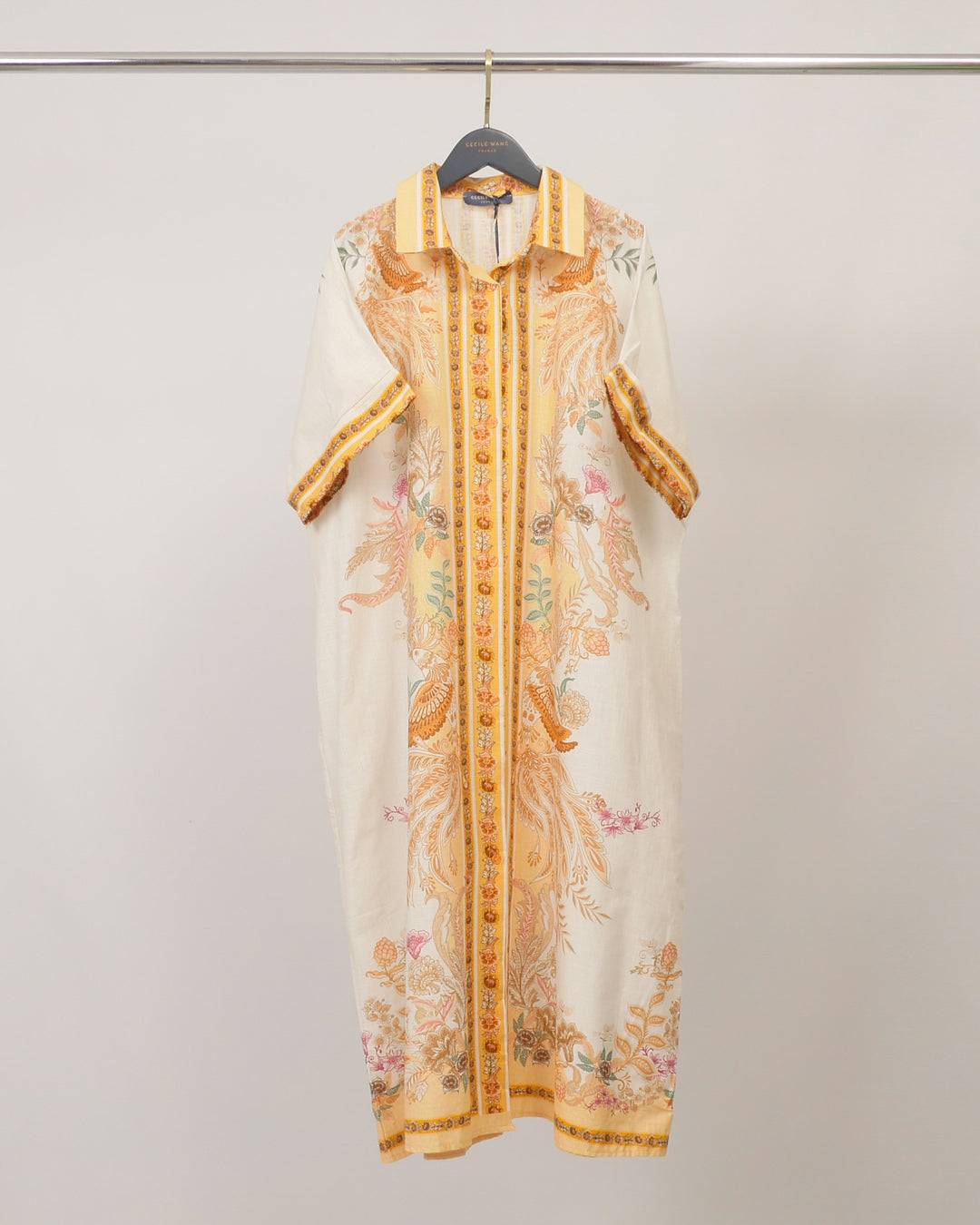 Robe chemise en coton KD8892CL-1
