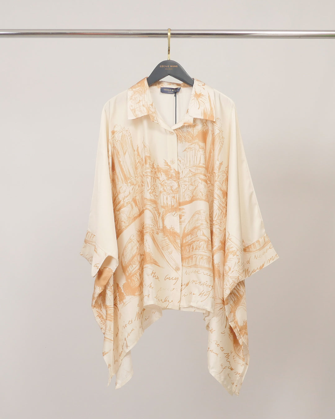 Chemise satinée fluide KD9933VS-38