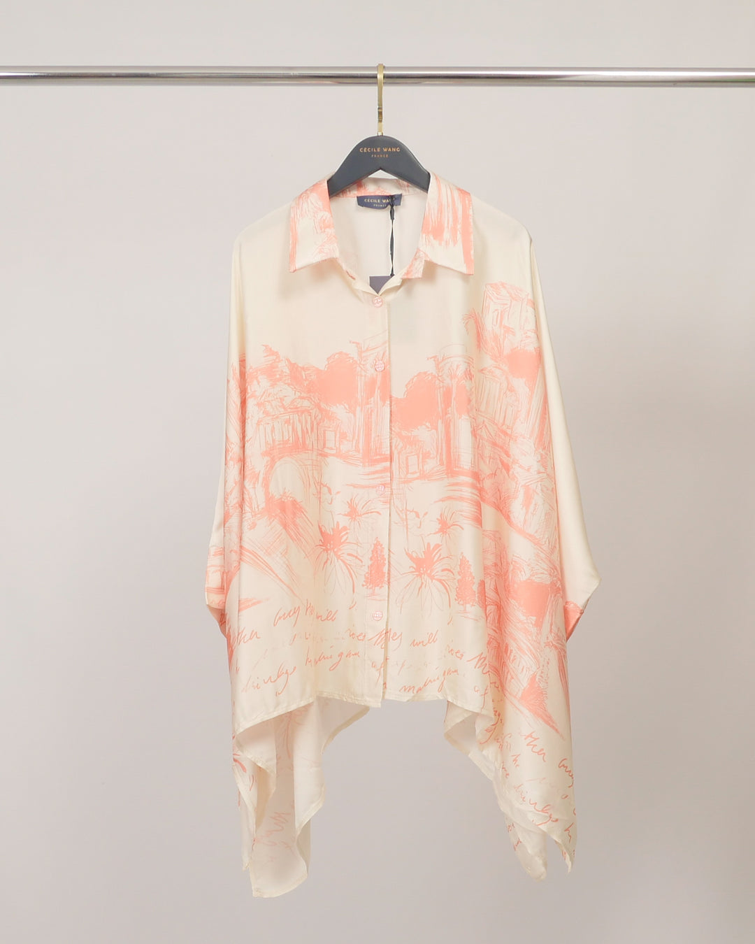 Chemise satinée fluide KD9933VS-38
