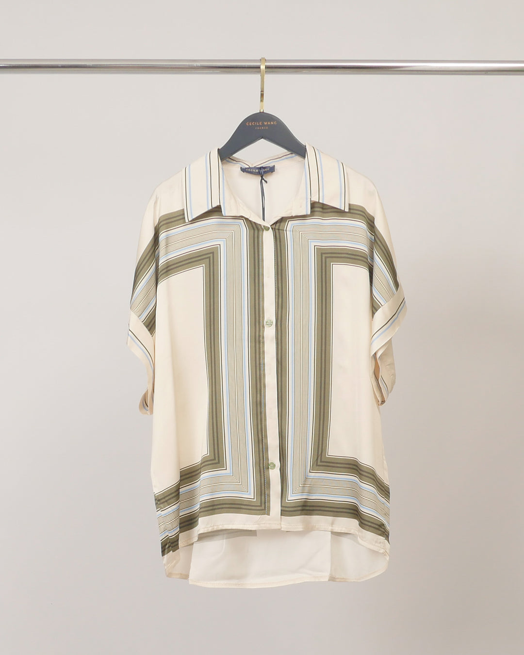 Chemise satinée fluide KD9119VS-7