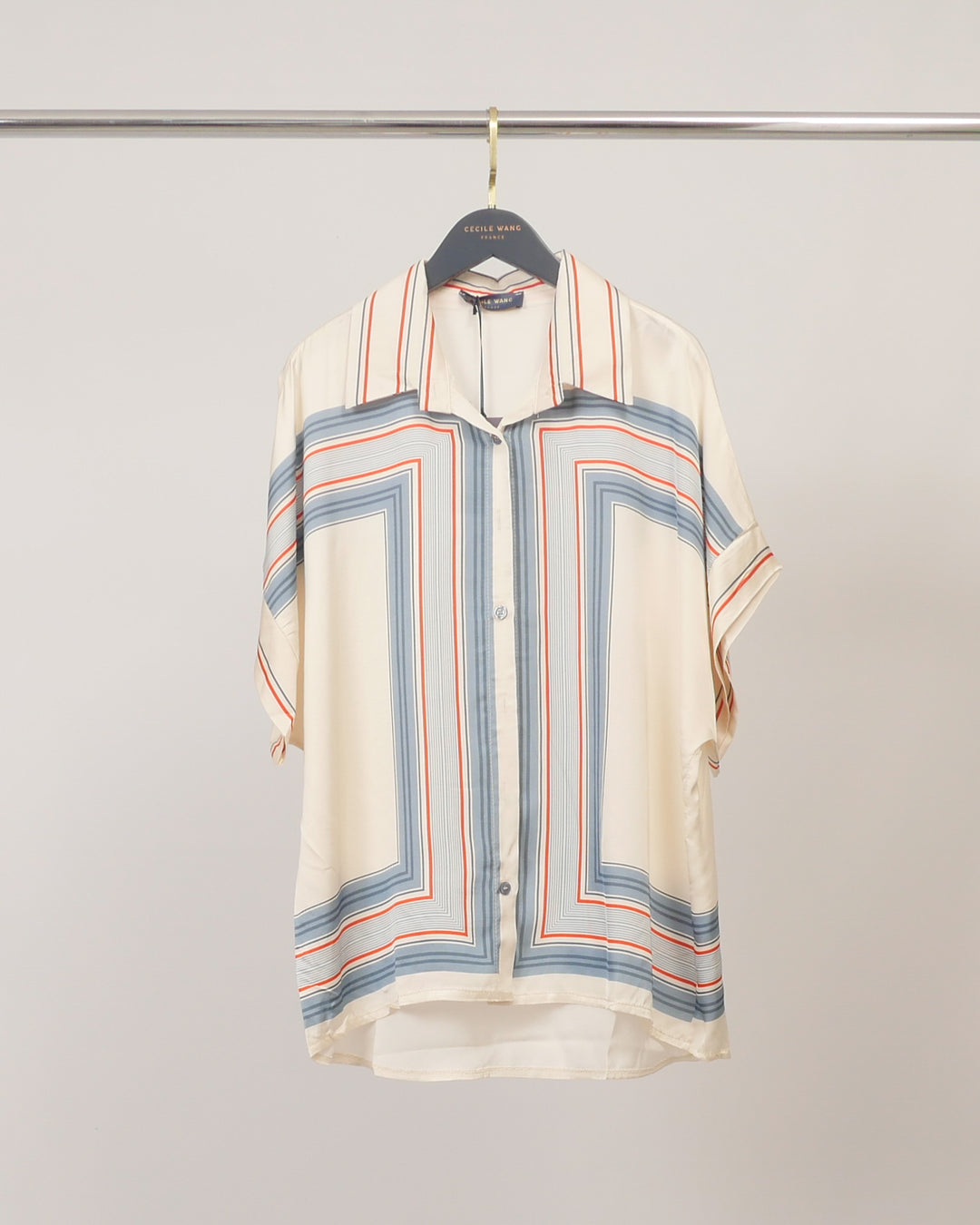 Chemise satinée fluide KD9119VS-7