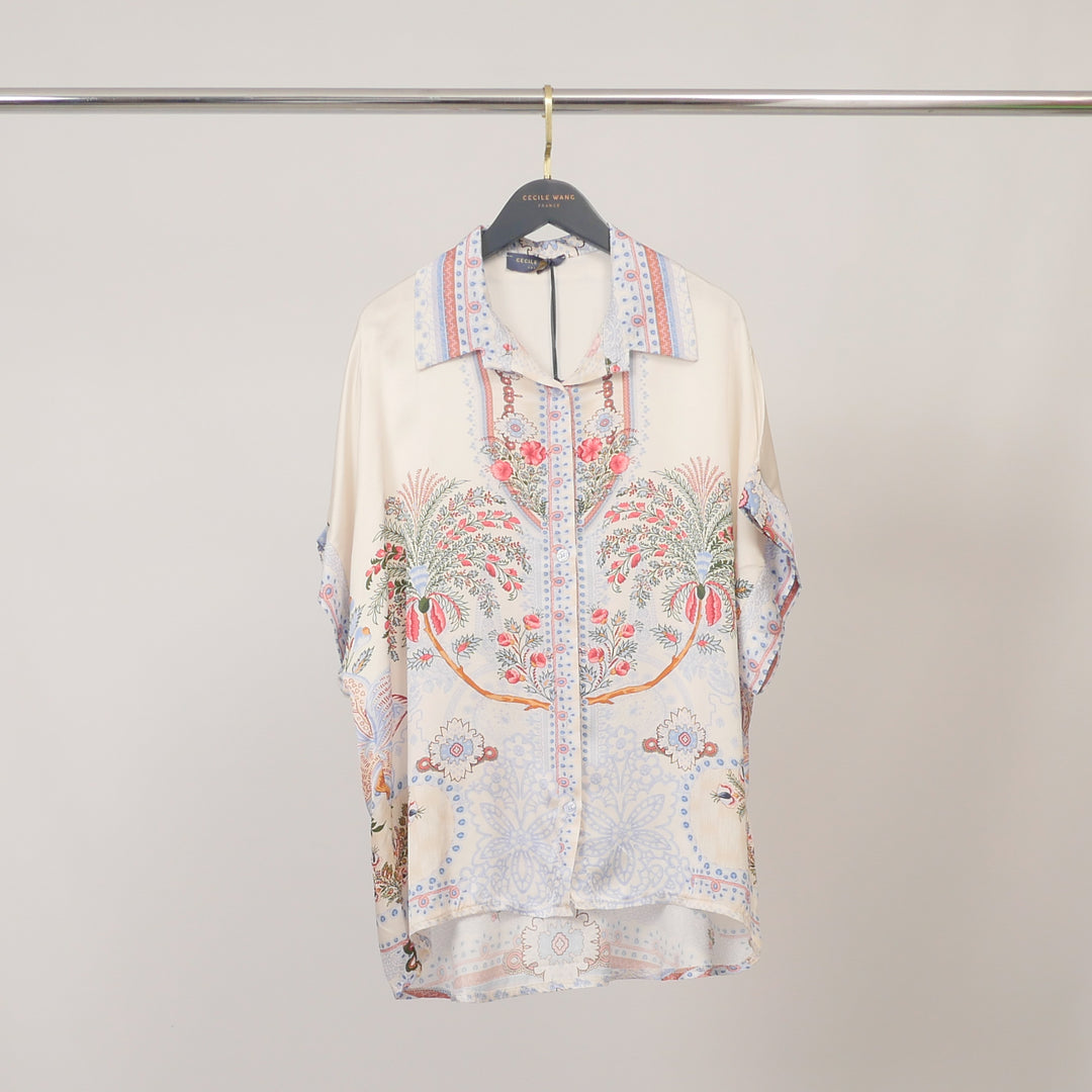 Chemise satinée  KD9119VS-5