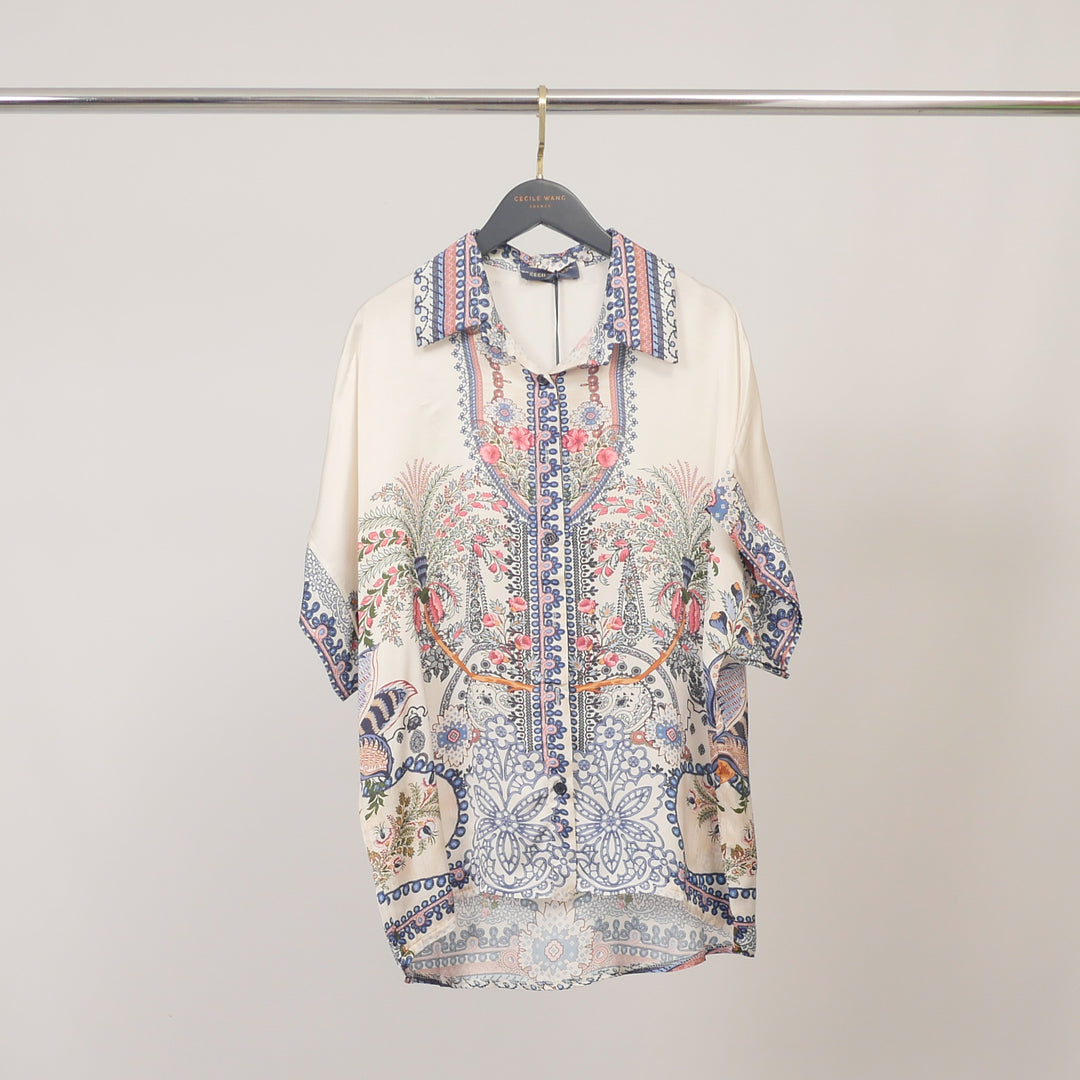 Chemise satinée  KD9119VS-5