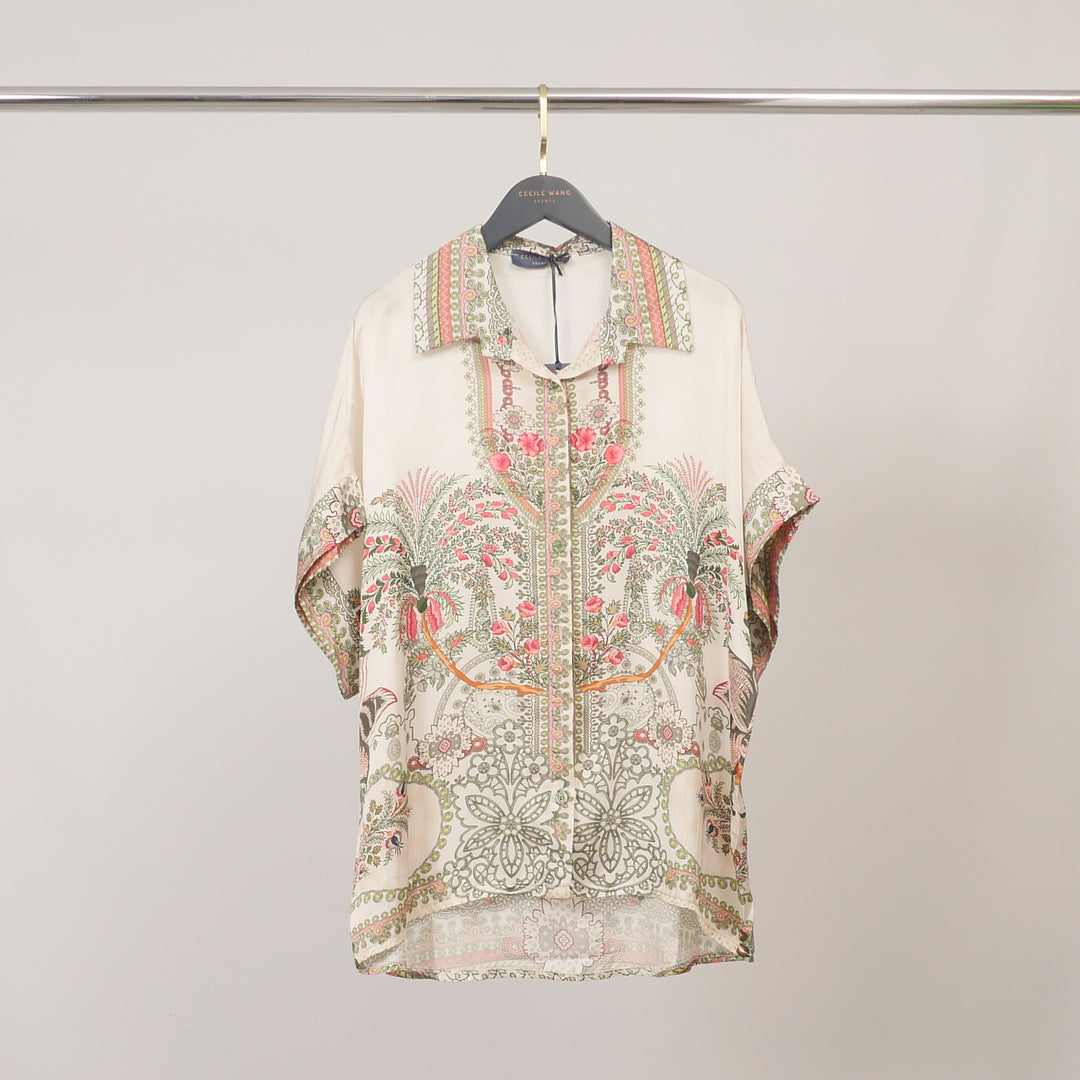 Chemise satinée  KD9119VS-5