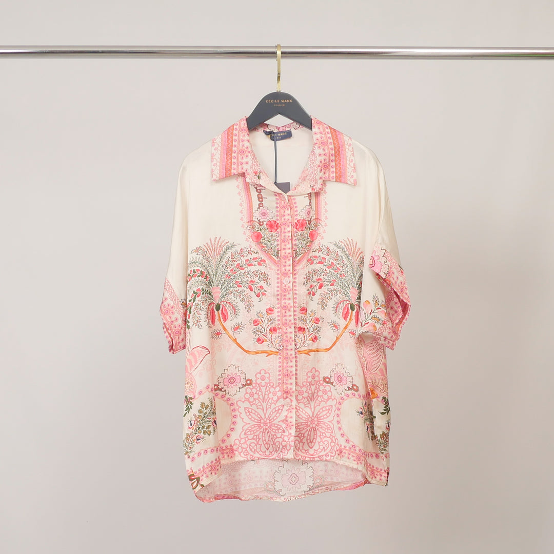 Chemise satinée  KD9119VS-5