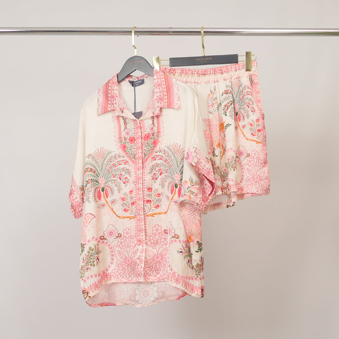 Chemise satinée  KD9119VS-5