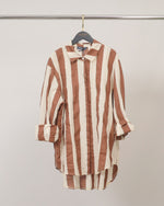 Load image into Gallery viewer, Chemise en coton à rayures larges TDM50320-5
