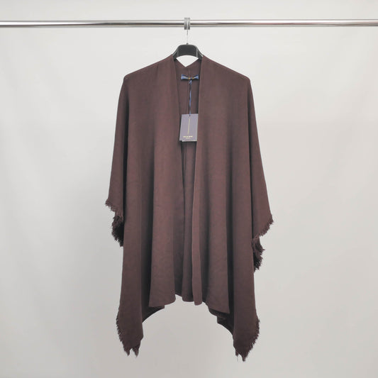 Poncho à franges en maille douce - ZMP1256