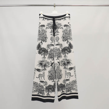 Pantalon en maille imprimé jungle fluide – ref MSJ76918