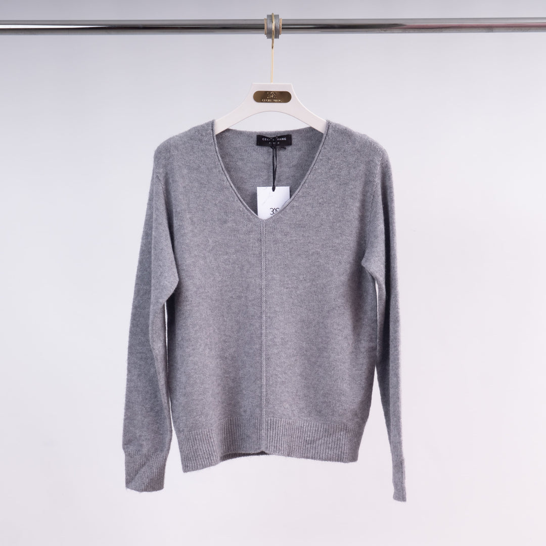 Pull col V maille fine – YF37010