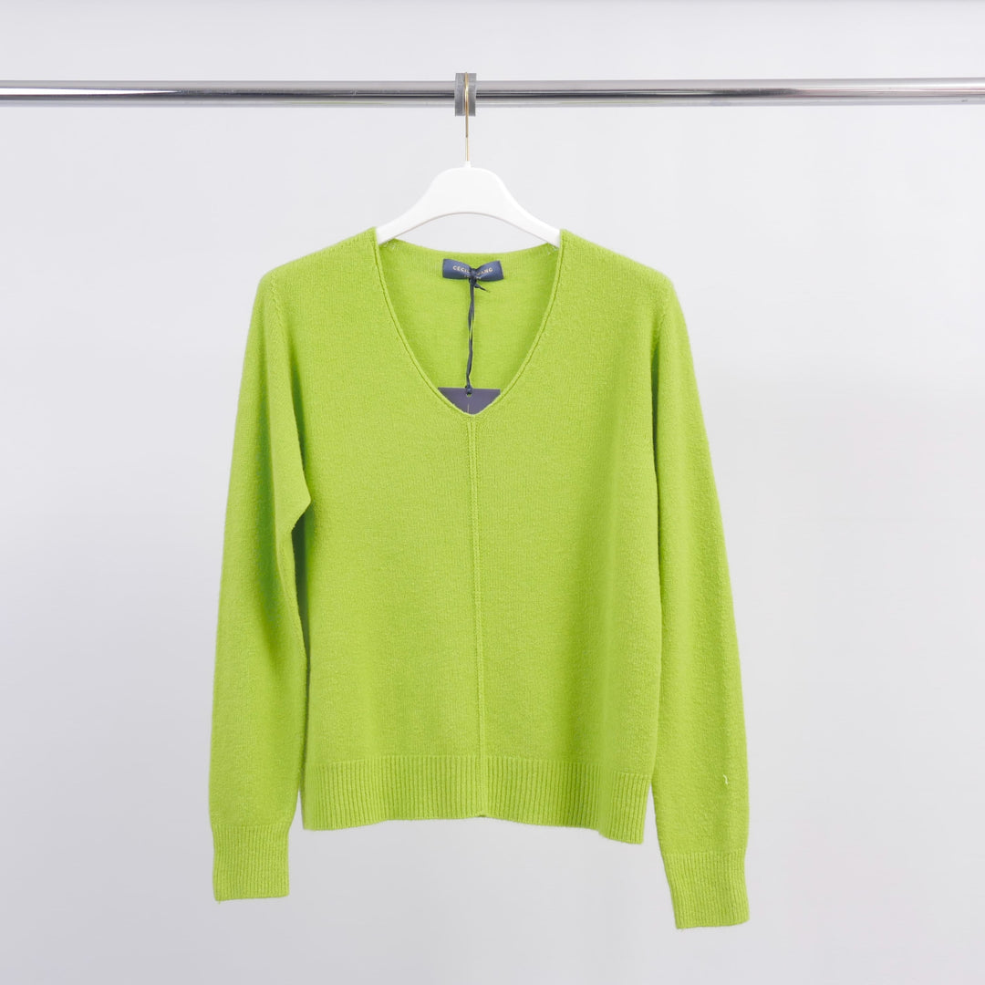 Pull col V maille fine – YF37010