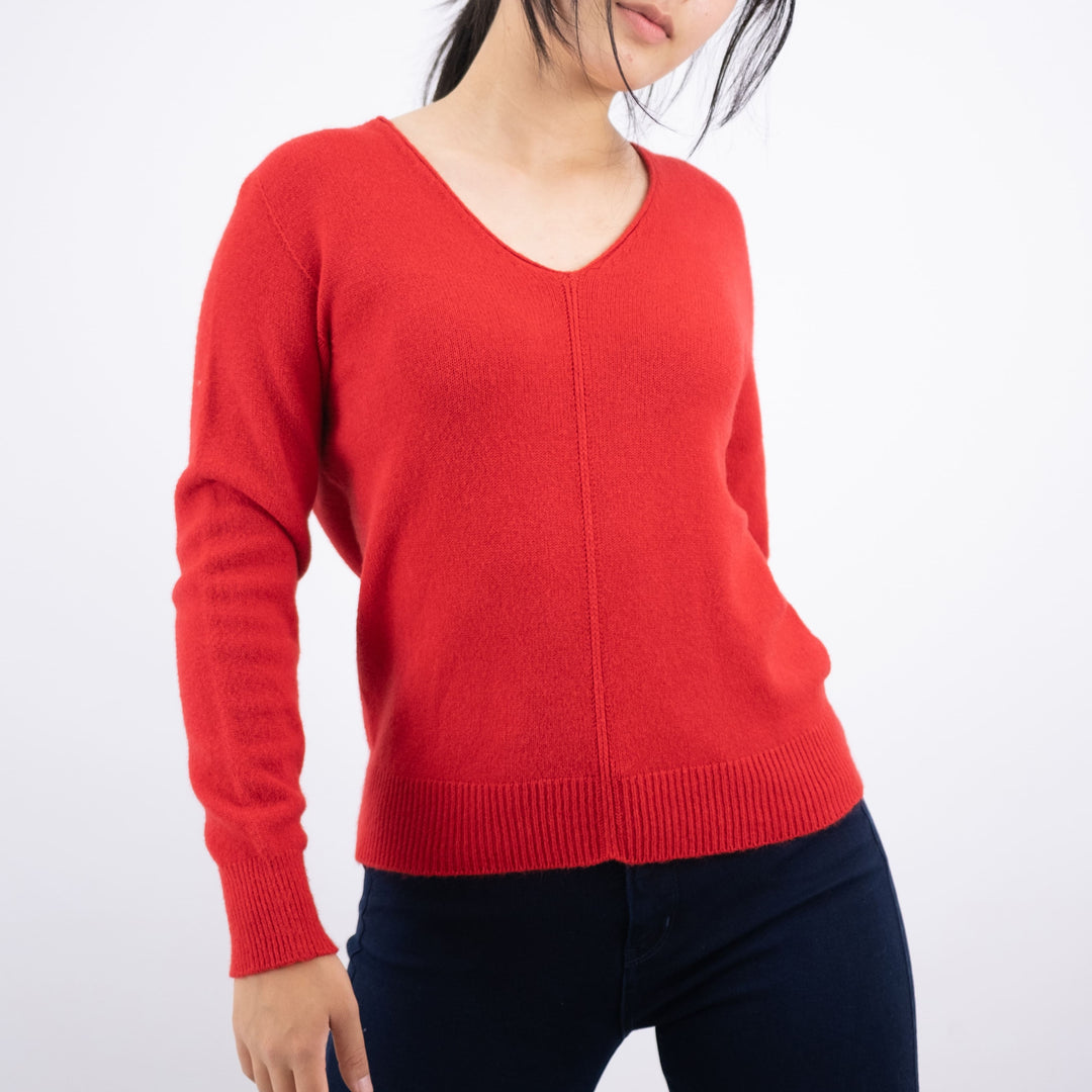 Pull col V maille fine – YF37010