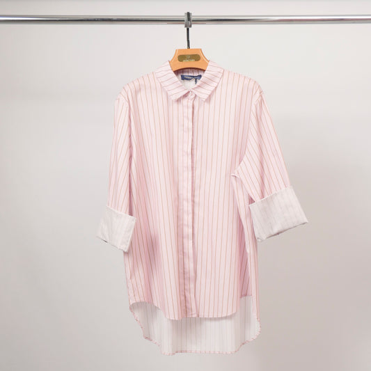 Chemise rayée coupe ample TDM50320-56