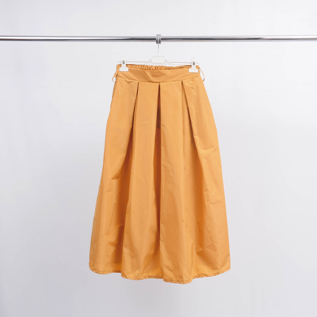 Pleated waterproof midi skirt – HM4547