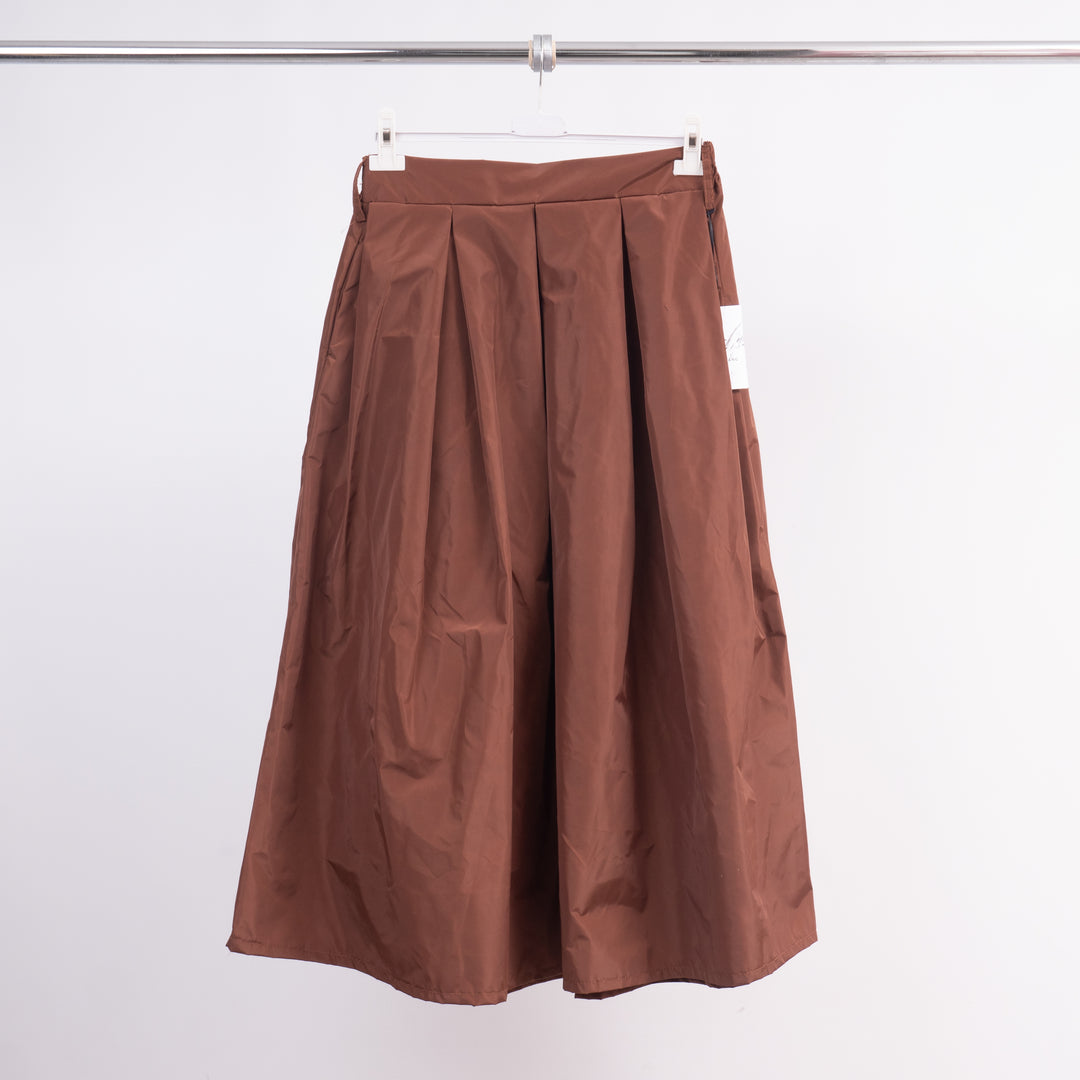 Pleated waterproof midi skirt – HM4547