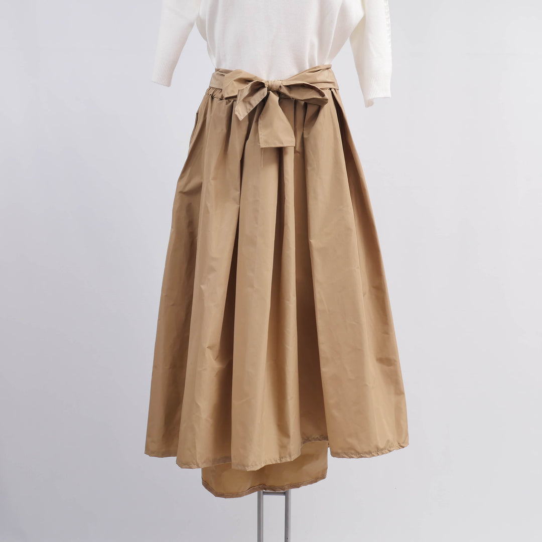 Waterproof midi skirt with tie – HM7362