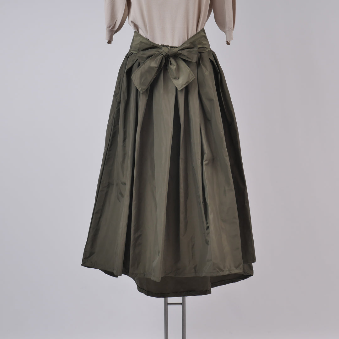 Waterproof midi skirt with tie – HM7362