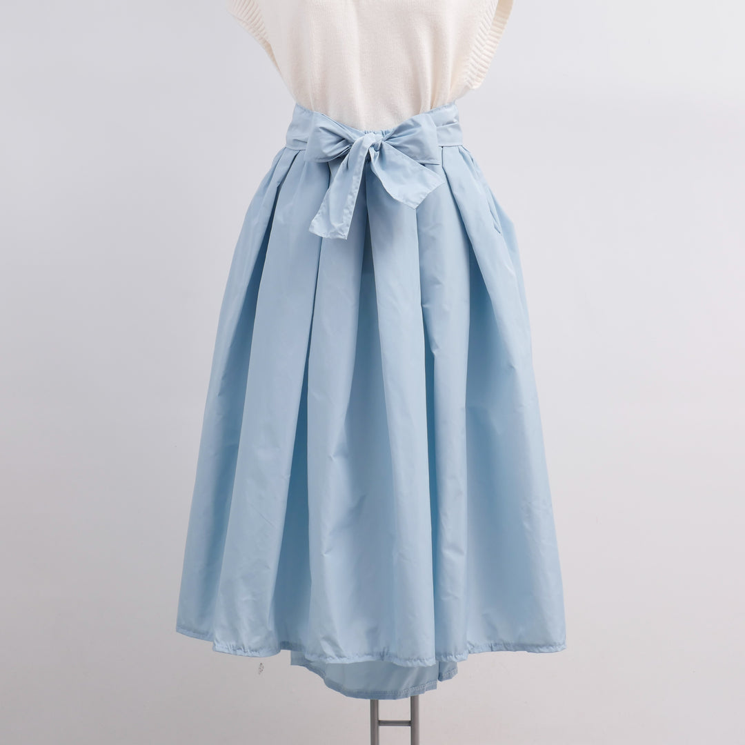 Waterproof midi skirt with tie – HM7362