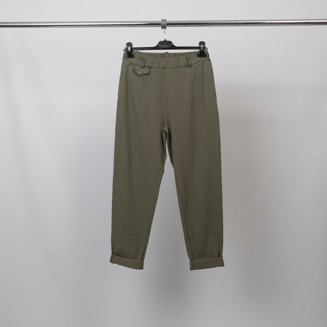 Balloon pants with front pocket - CVA823711 