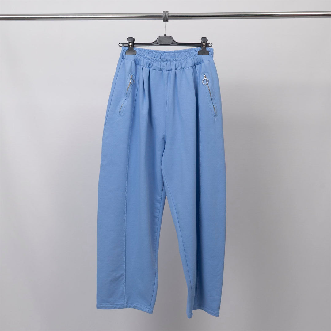 Pantalon fluide coton taille élastiquée – CVA825695