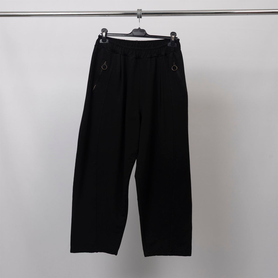 Pantalon fluide coton taille élastiquée – CVA825695