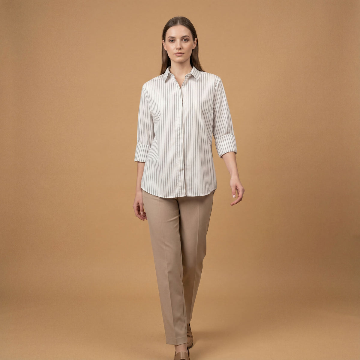 Striped shirt with classic collar – tdm50320 62