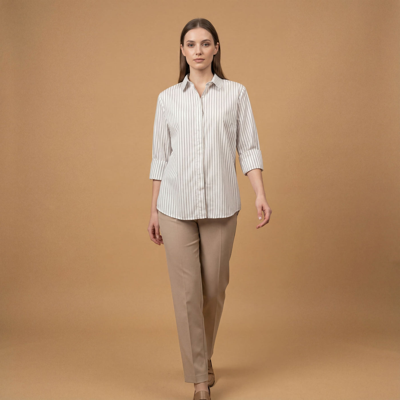 Chemise rayée col classique – TDM50320-62