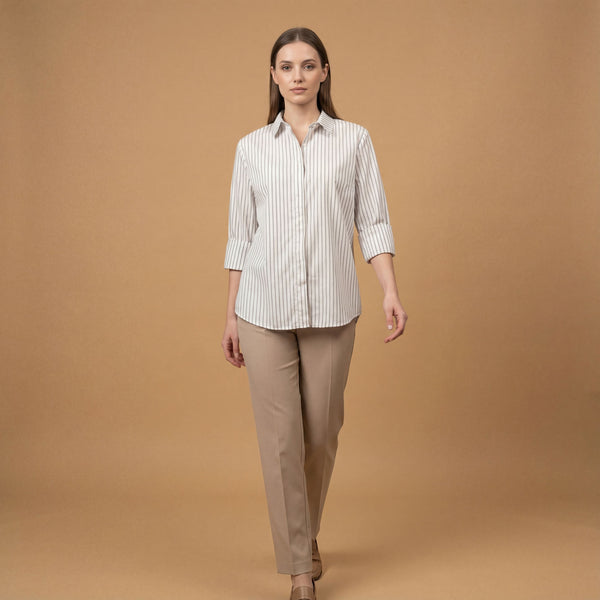 Chemise rayée col classique – TDM50320-62